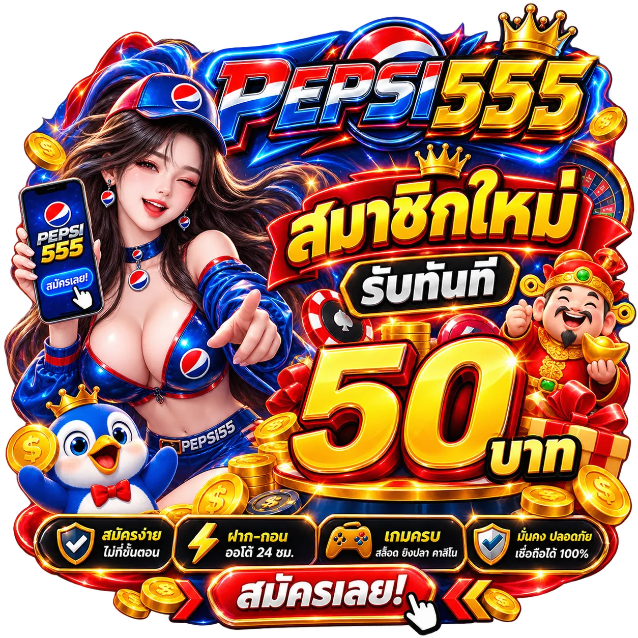 pepsi555 ระบบ API แท้