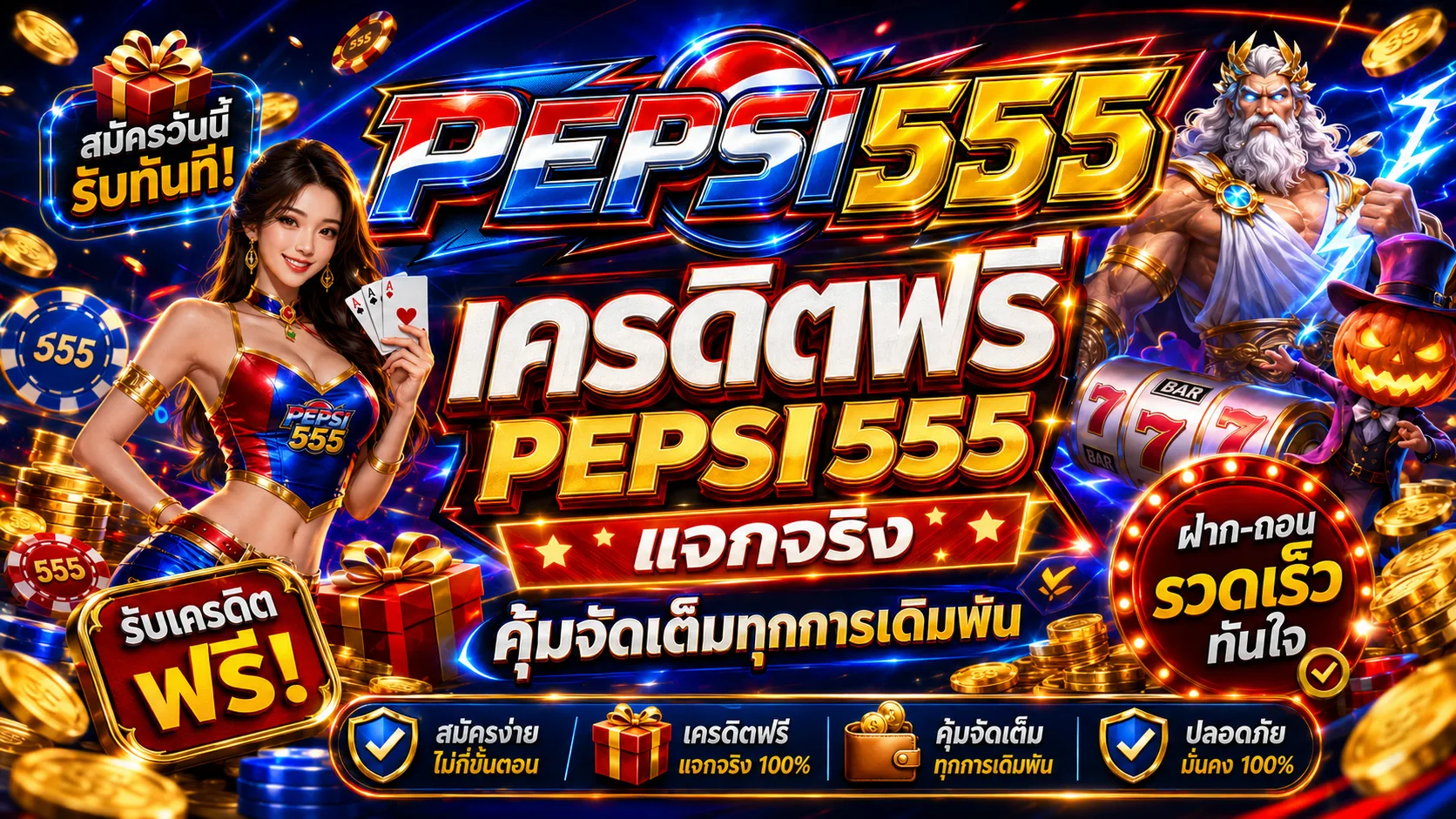 pepsi555 เครดิตฟรี